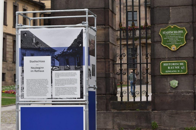 Info-Stele vor dem Stadtschloss © Stadt Fulda